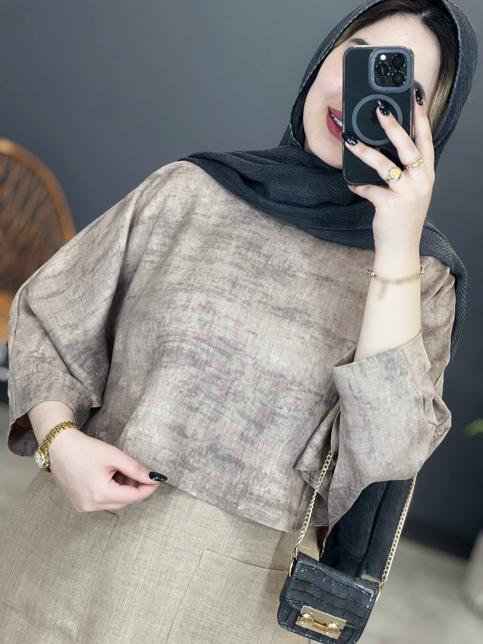 3065-کت و سارافن پروانه