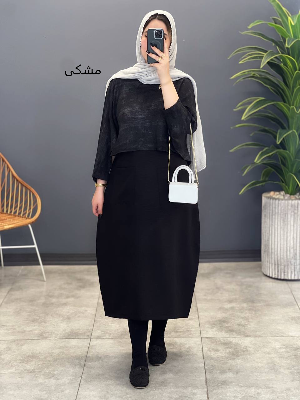 3065-کت و سارافن پروانه