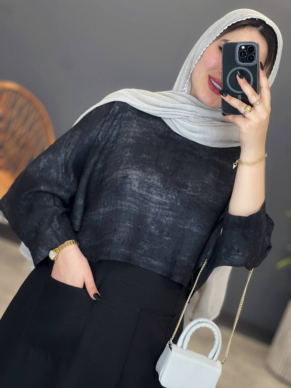 3065-کت و سارافن پروانه