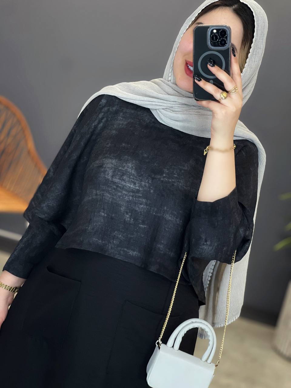 3065-کت و سارافن پروانه