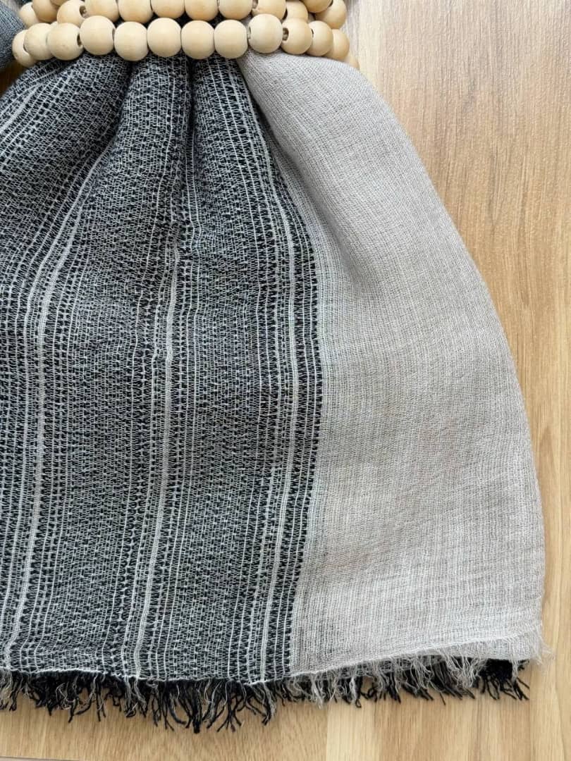 3066-شال صدف راه راه