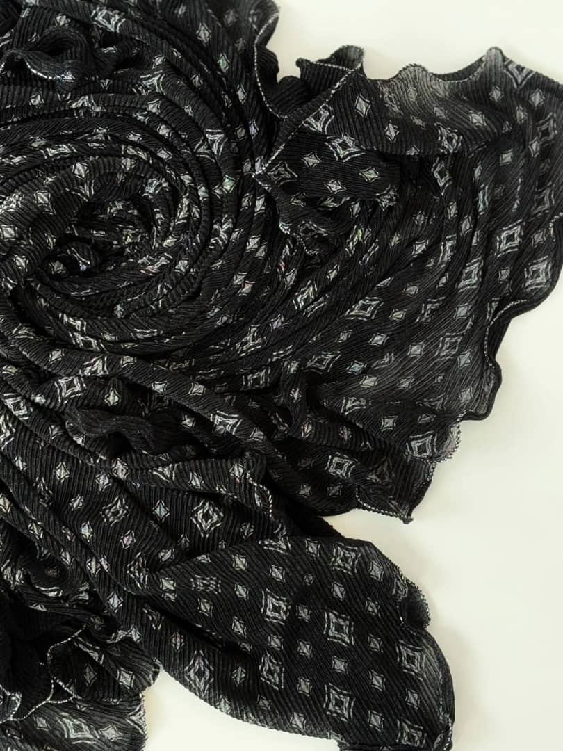 3067-روسری شنی طرح بندی