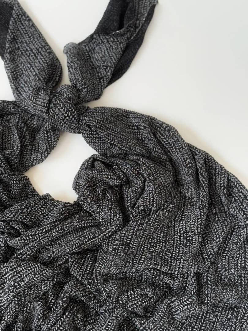 3067-روسری شنی طرح بندی