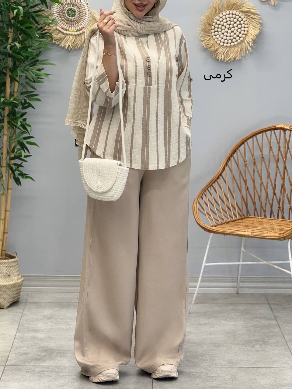 3071-شلوار سیلک