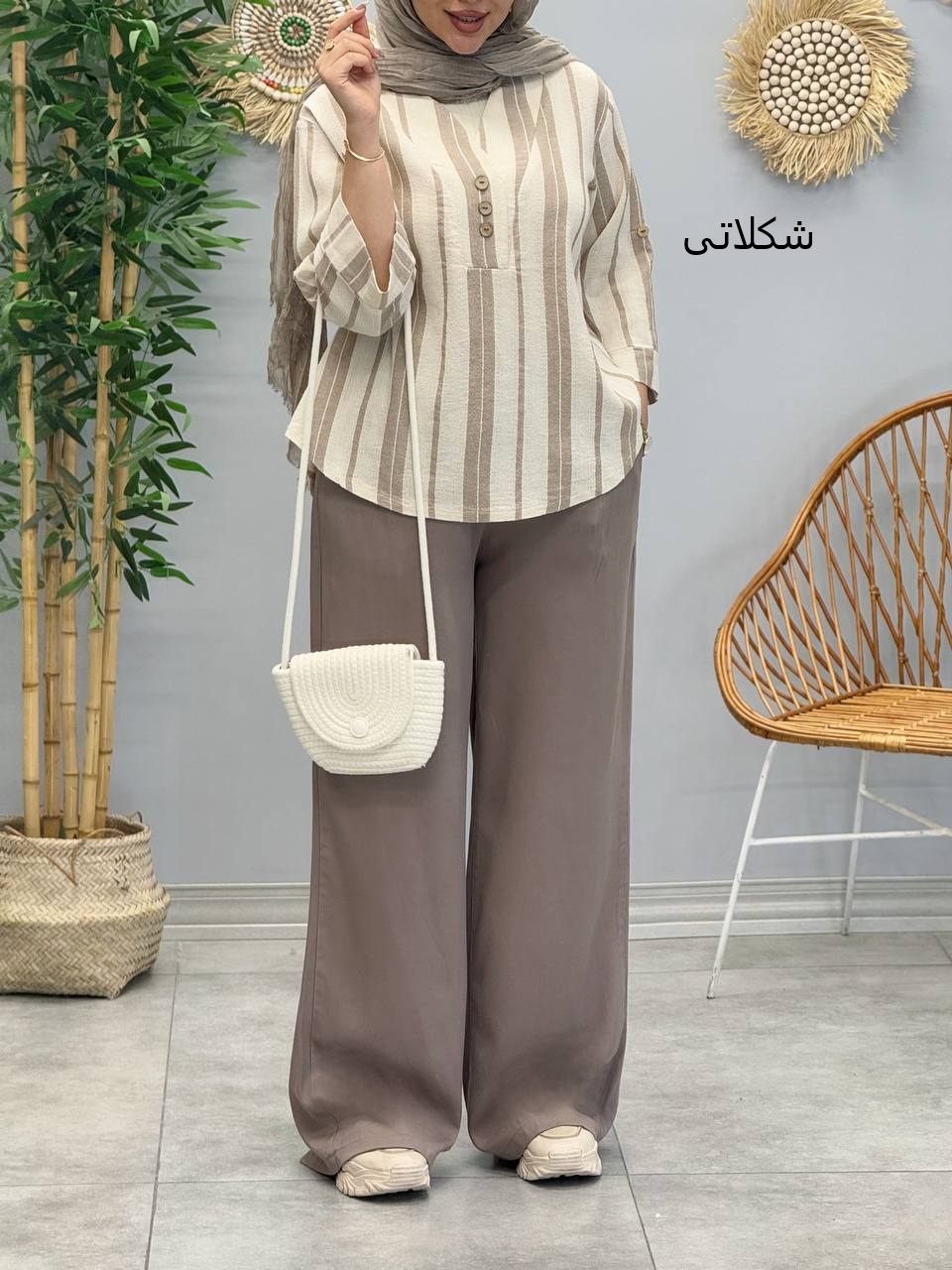 3071-شلوار سیلک