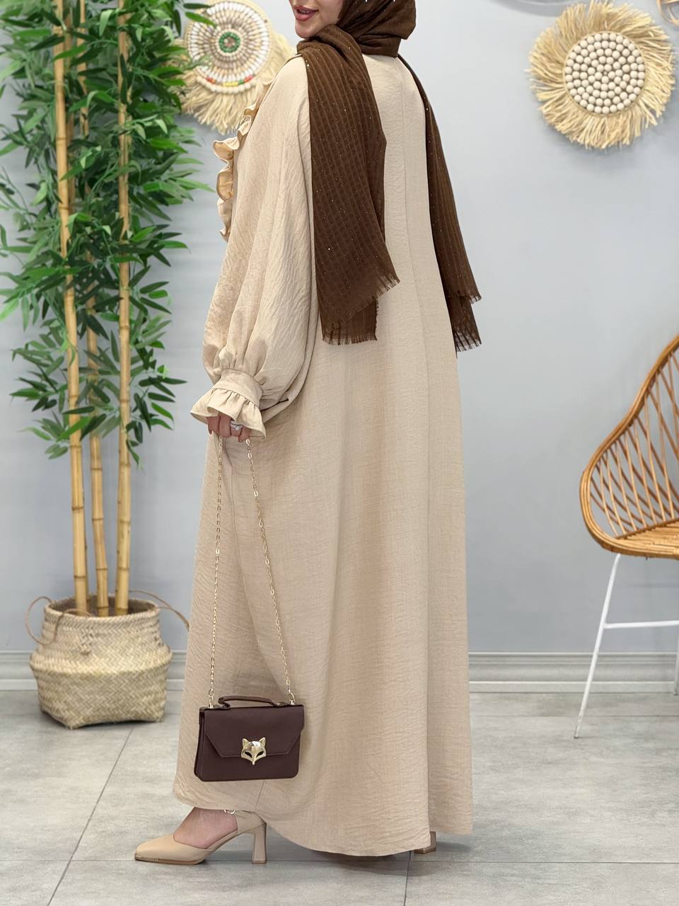 3073-عبایی مزونی حنانه