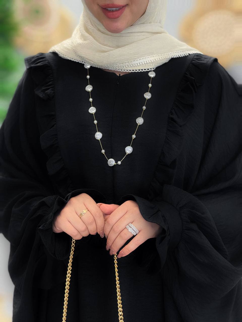 3073-عبایی مزونی حنانه