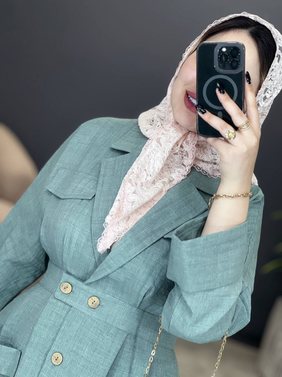 1783- مانتو مزونی یقه انگلیسی