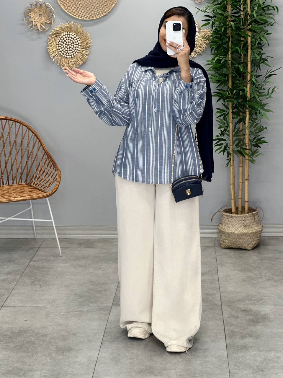 3084-شومیز رامیلا