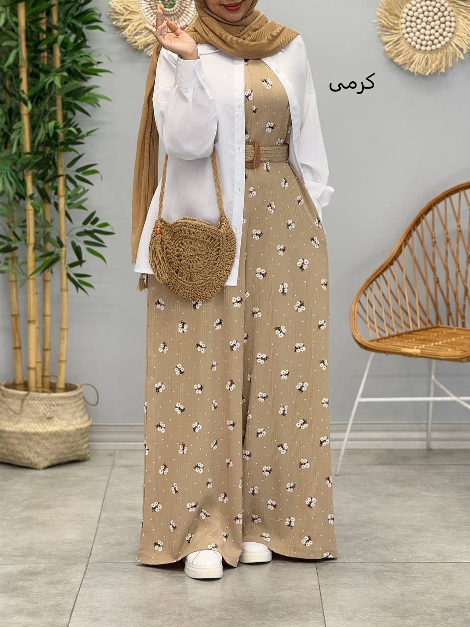 3085-ست سه تیکه گلنار