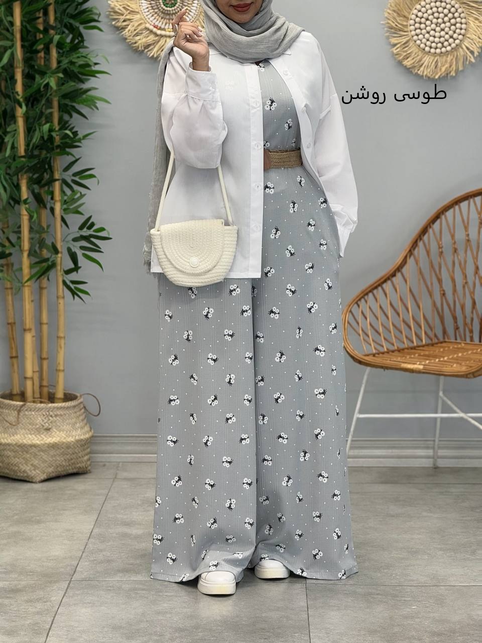 3085-ست سه تیکه گلنار