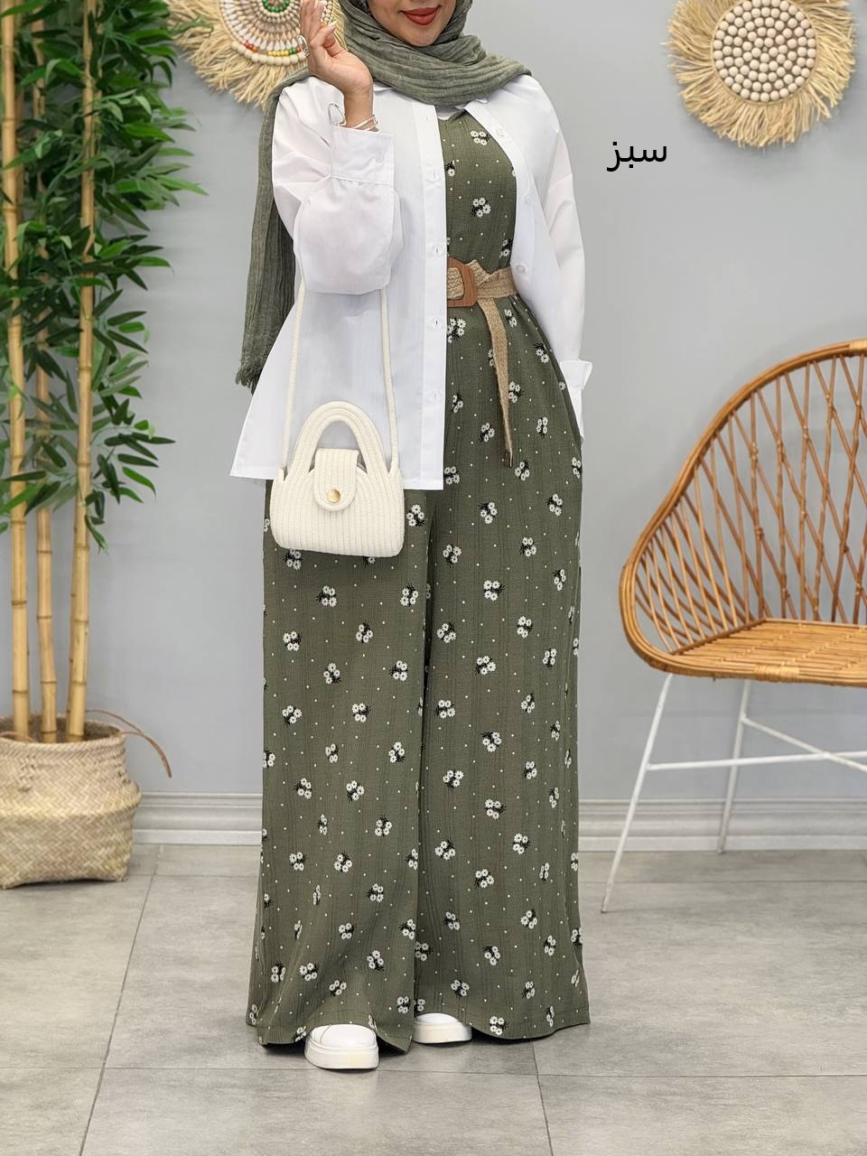 3085-ست سه تیکه گلنار