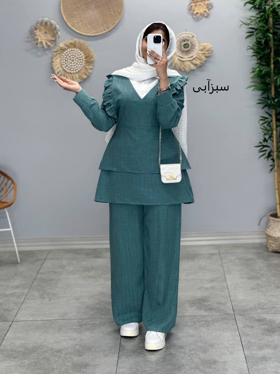 3091-ست شومیز و شلوار مهسان