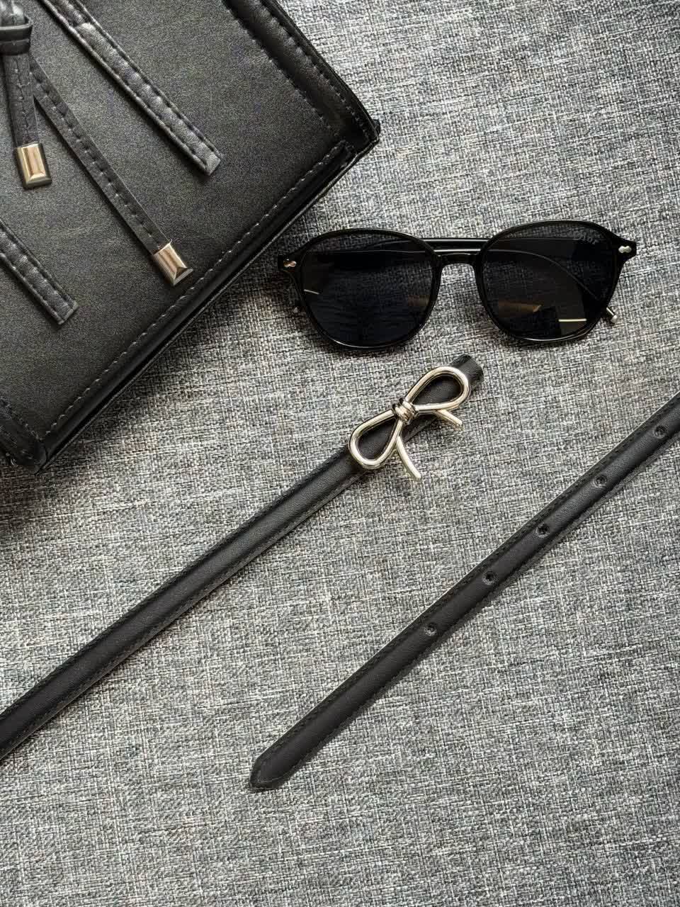 3094-کمربند چرم پلاک گرد