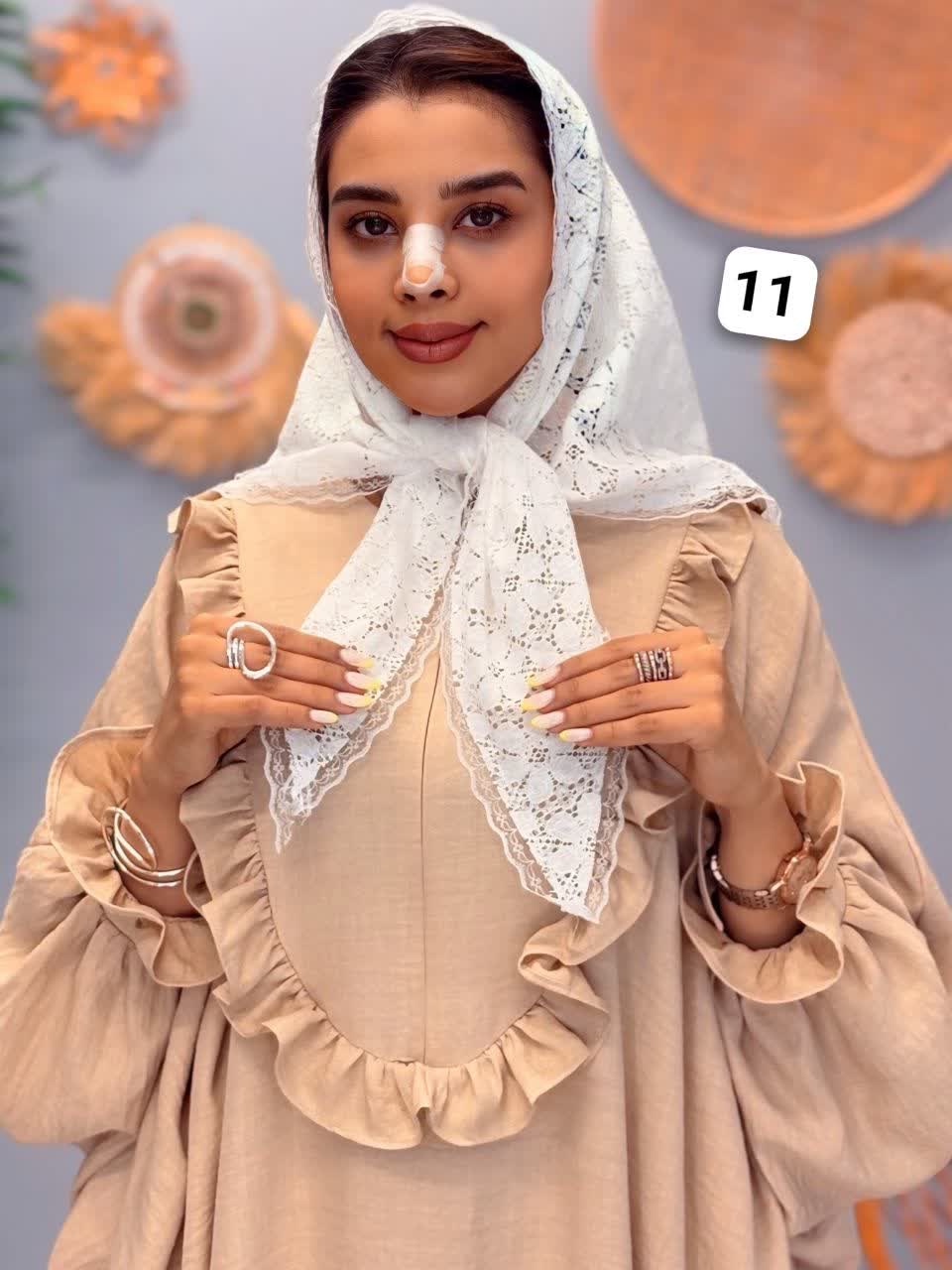 3098-مینی اسکارف گیپور