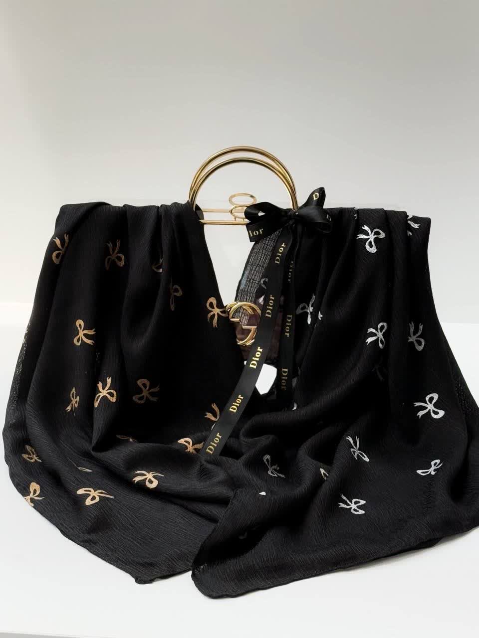 3104-شال نقره کوب پاپیون(ویژه محرم)