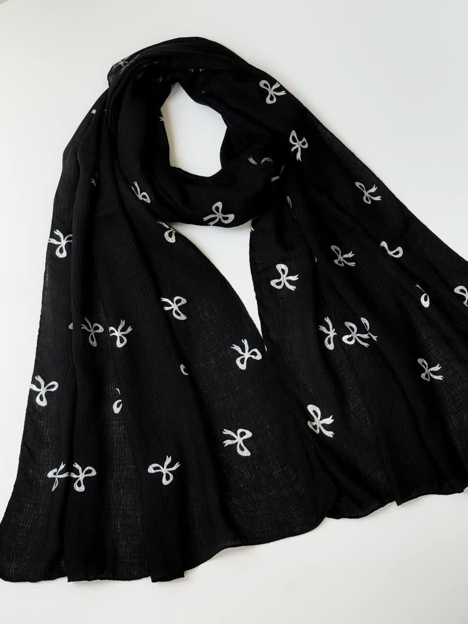 3104-شال نقره کوب پاپیون(ویژه محرم)