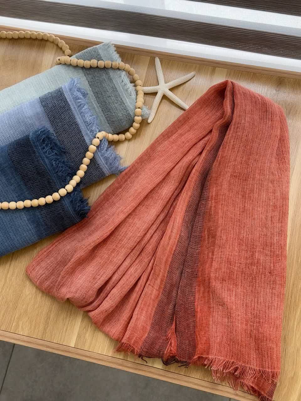 3111-شال کنف راه راه