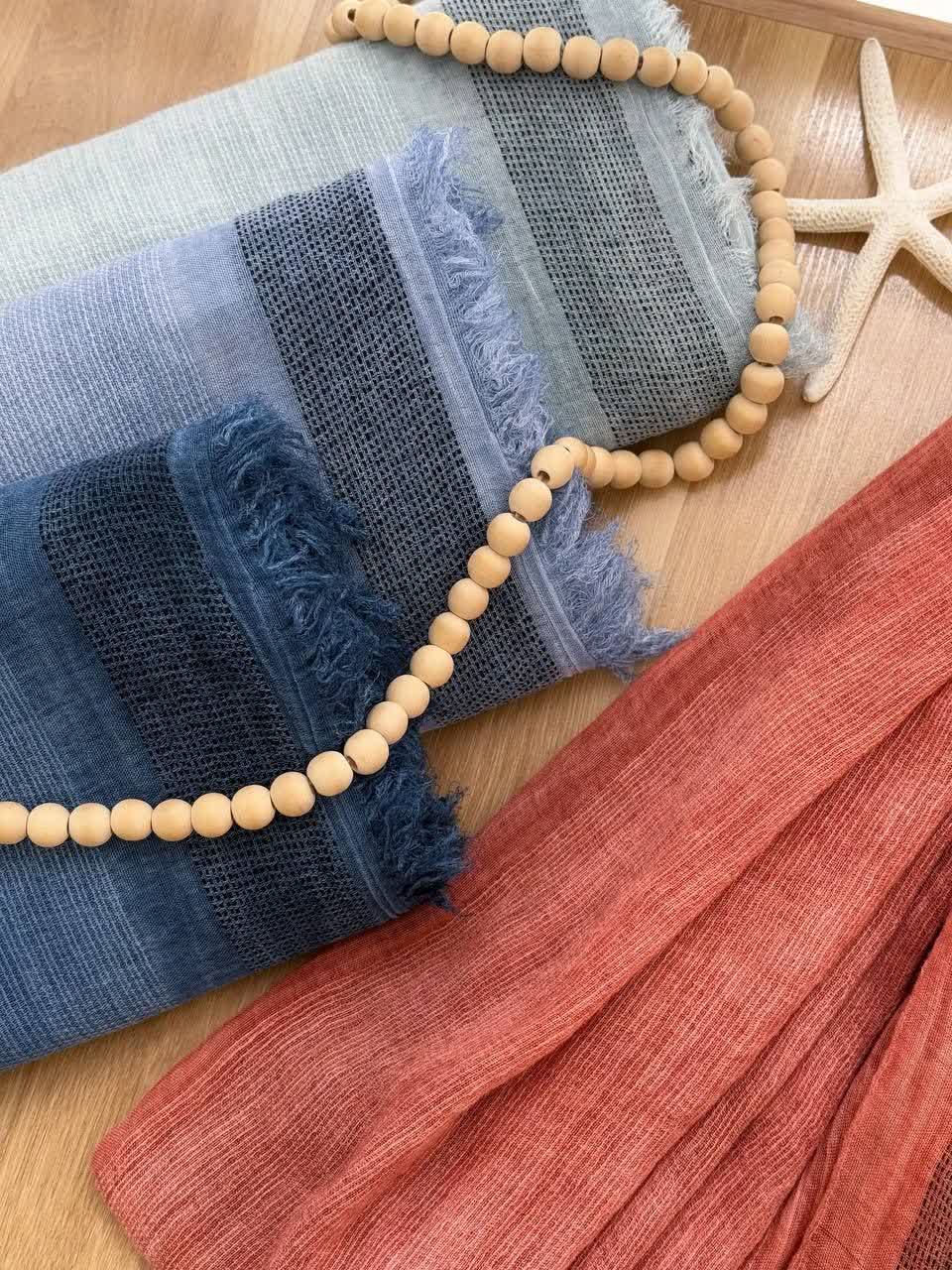 3111-شال کنف راه راه