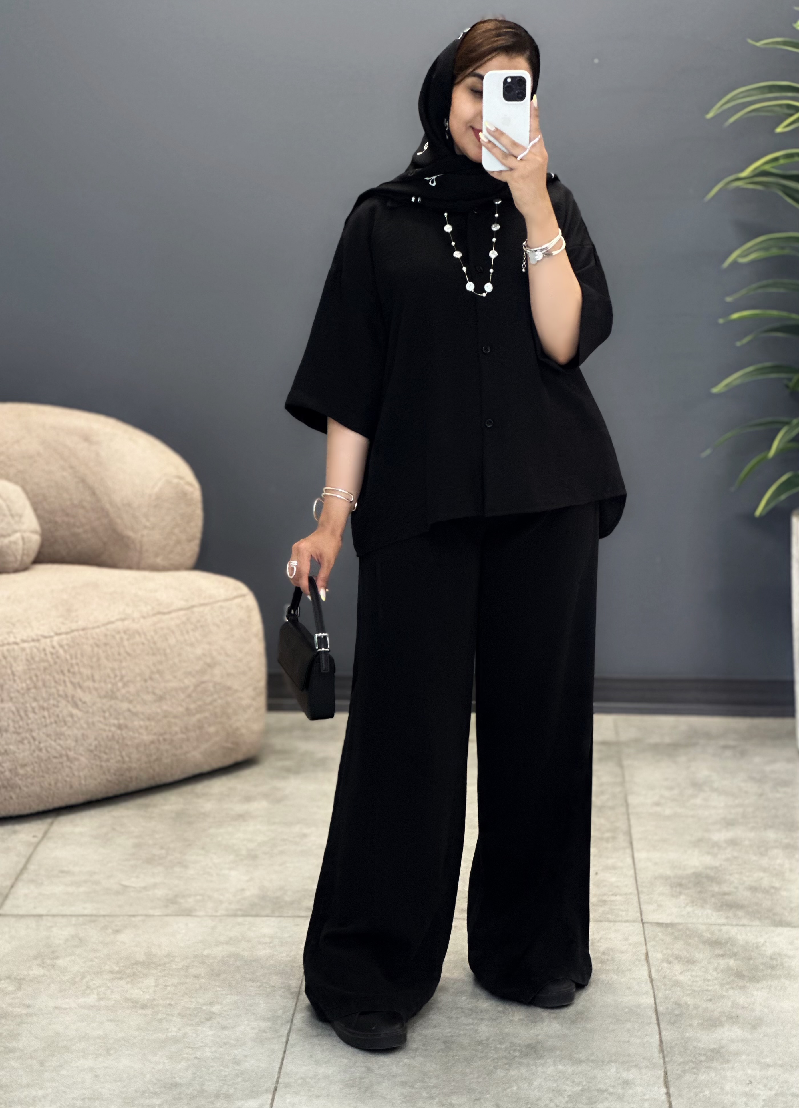 3133-شومیز باکسی مینو(ویژه محرم)