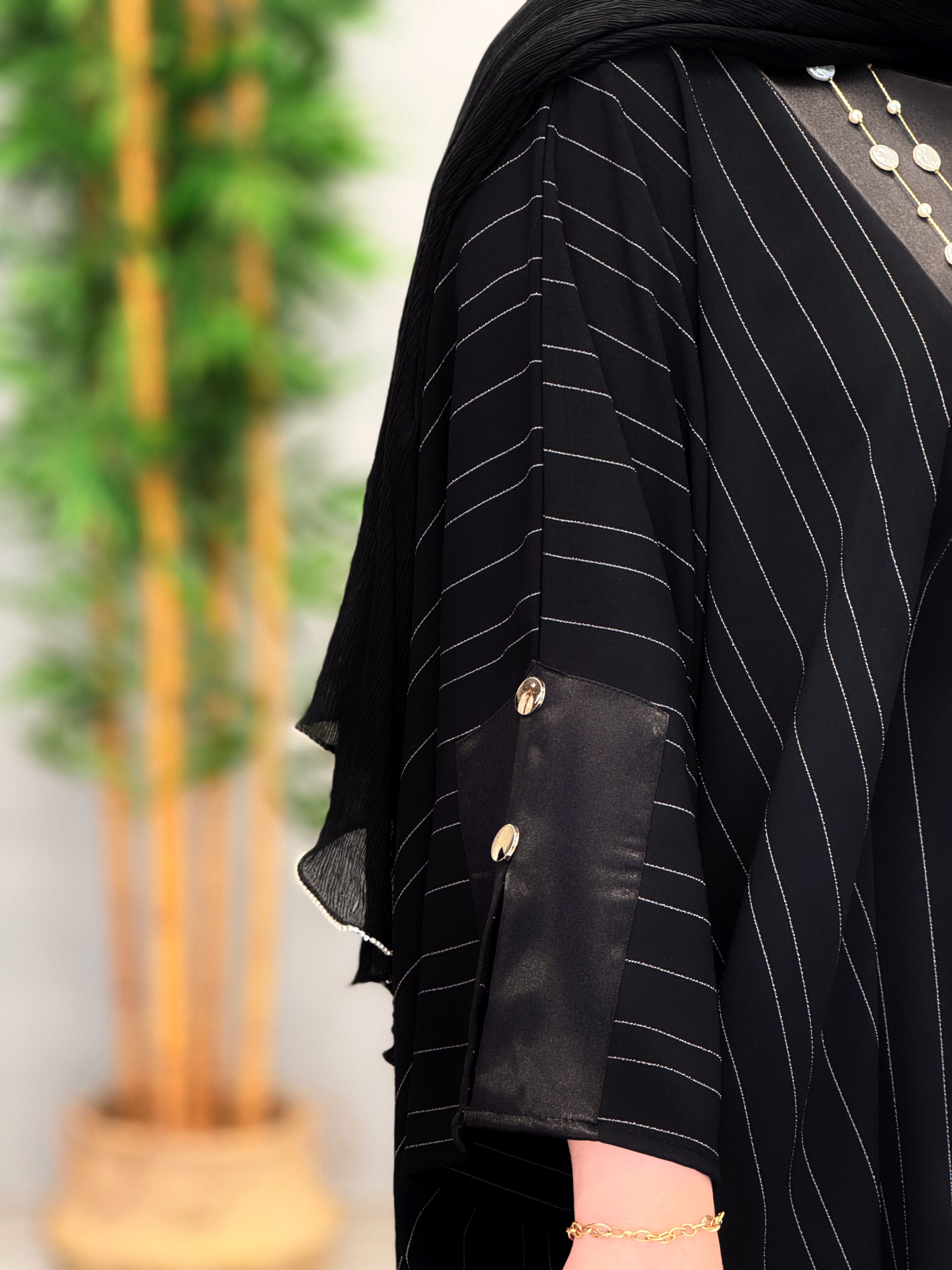 3134-عبایی مزونی دیپلمات(ویژه محرم)