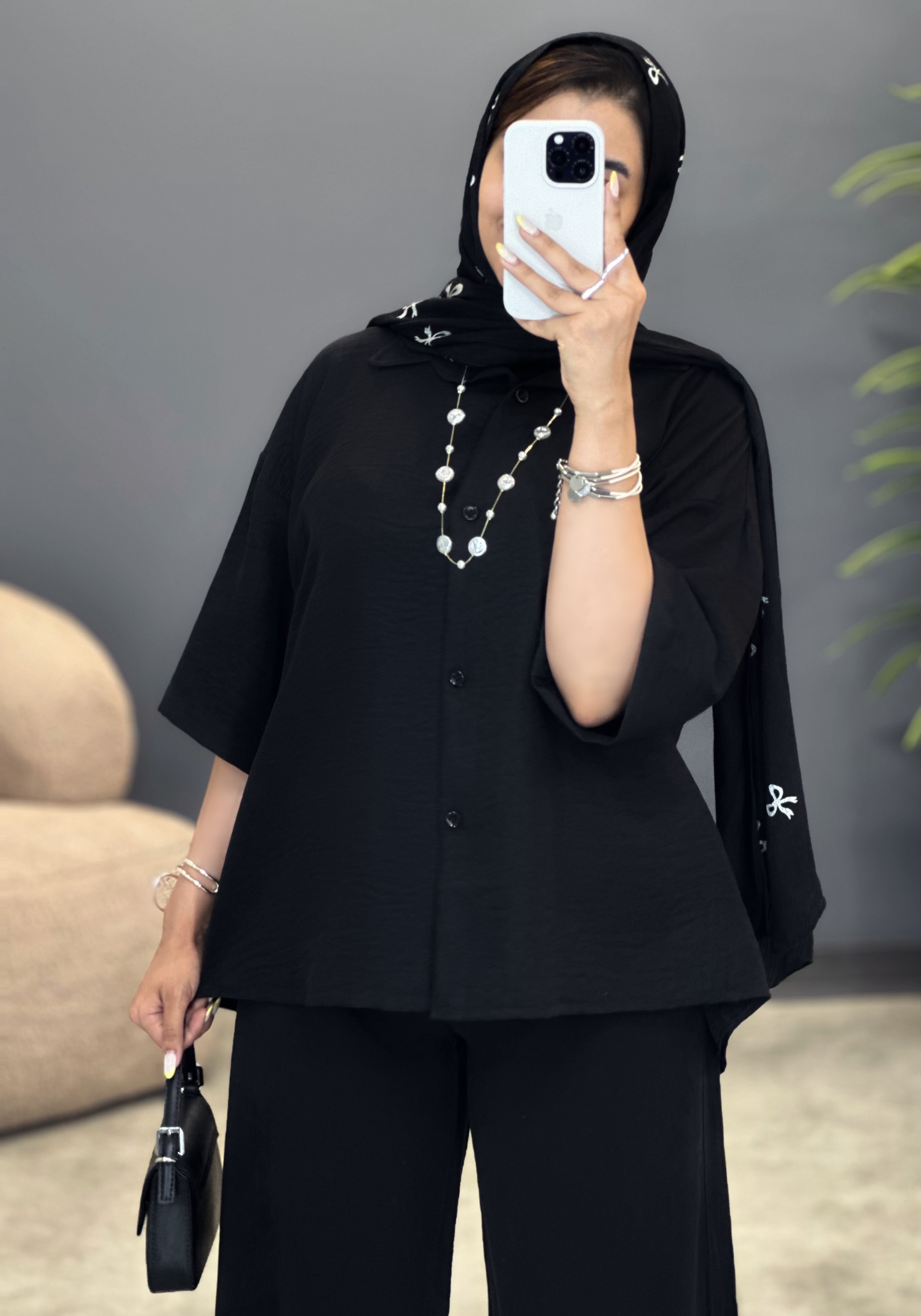 3133-شومیز باکسی مینو(ویژه محرم)