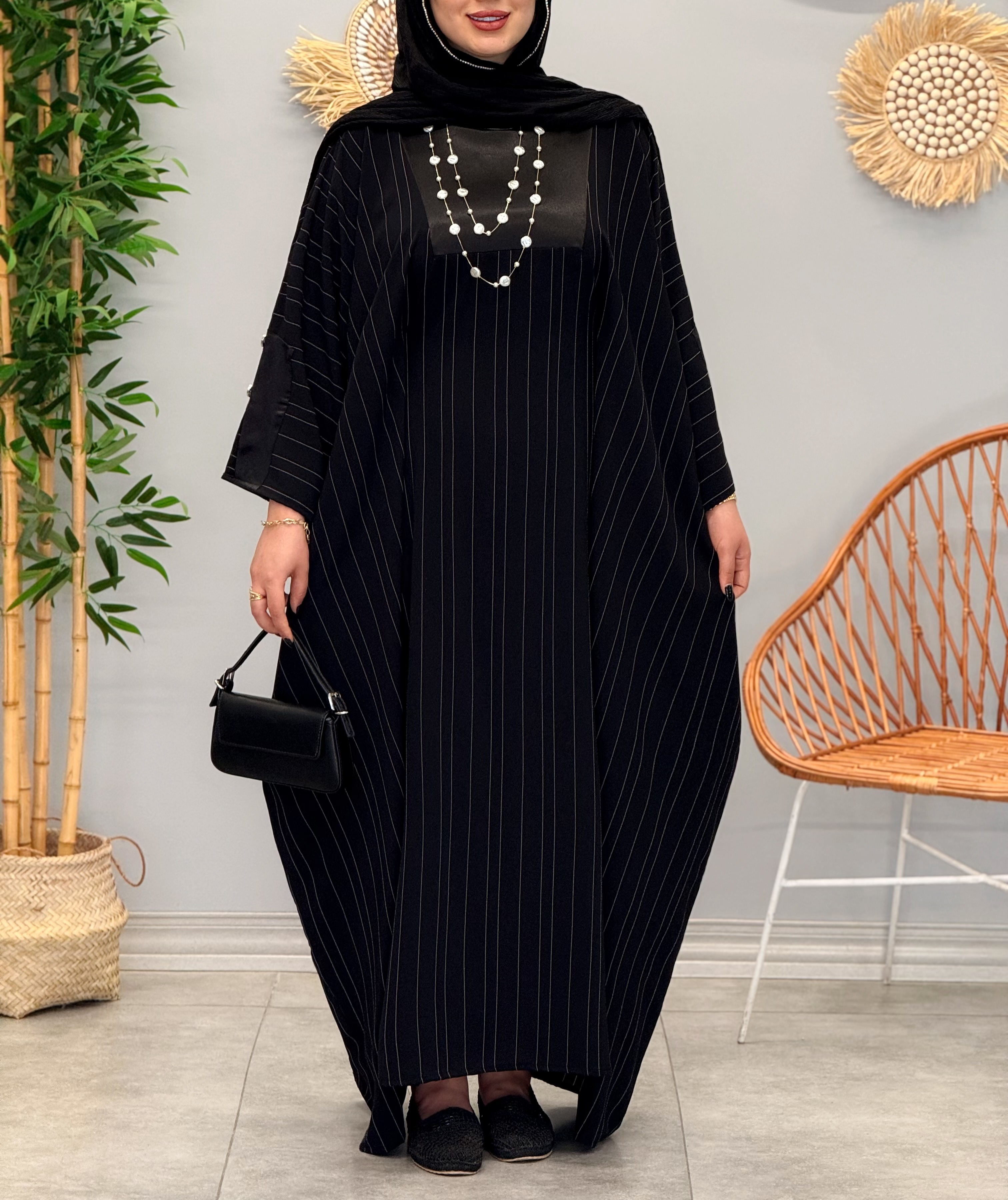 3134-عبایی مزونی دیپلمات(ویژه محرم)