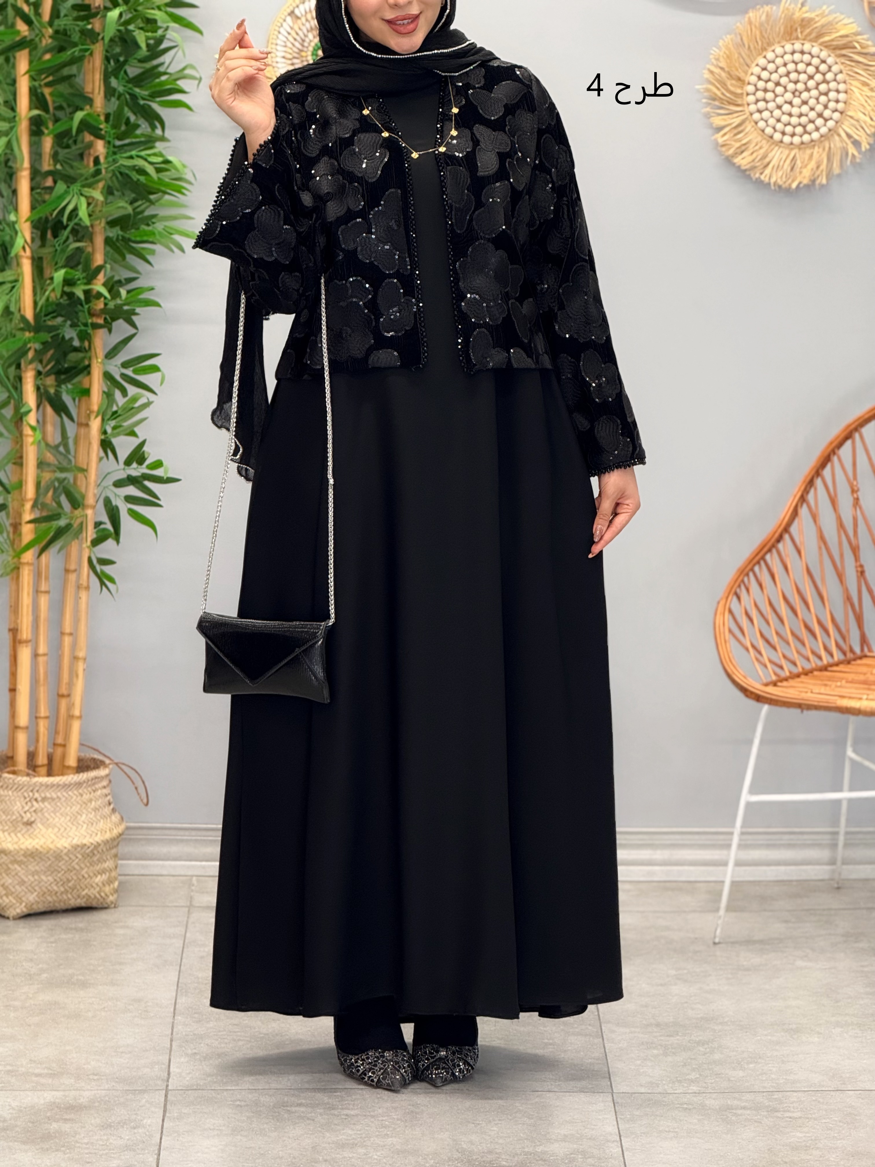 3137-کت و سارافون مزونی شاهیکا