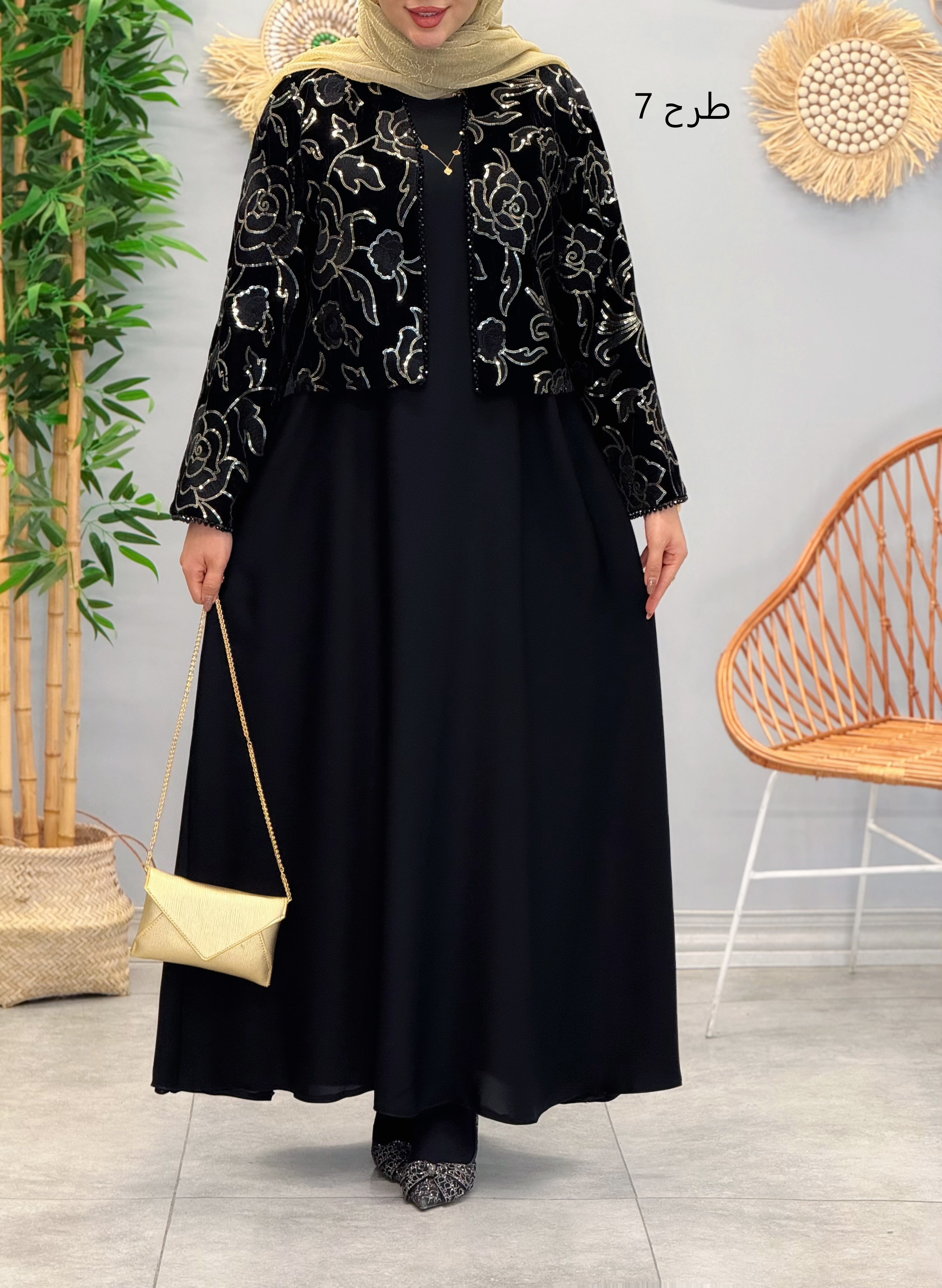 3137-کت و سارافون مزونی شاهیکا