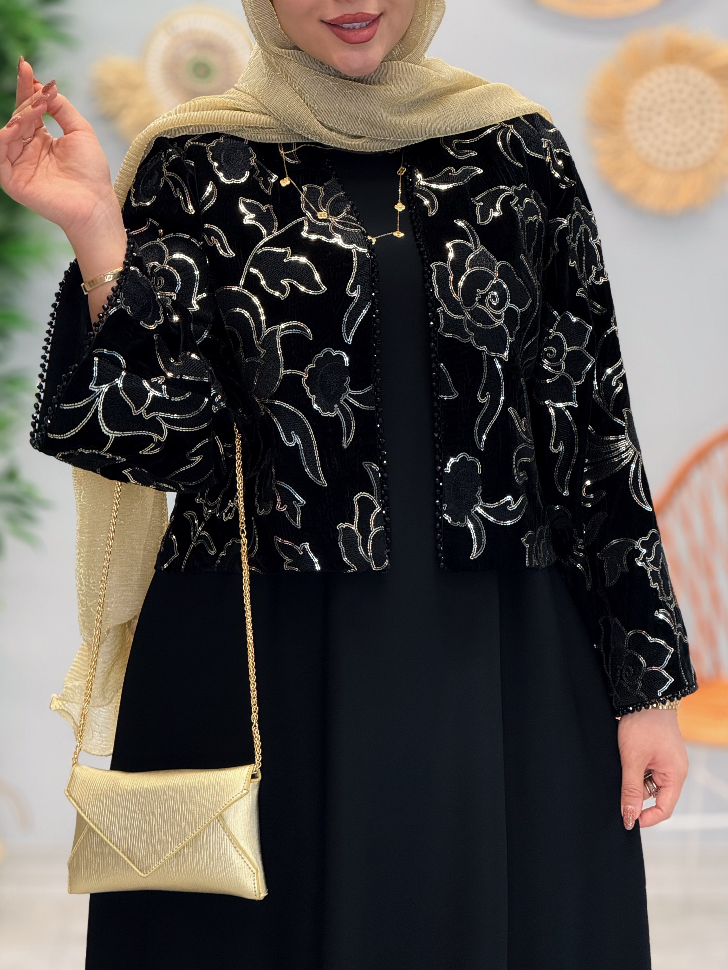 3137-کت و سارافون مزونی شاهیکا