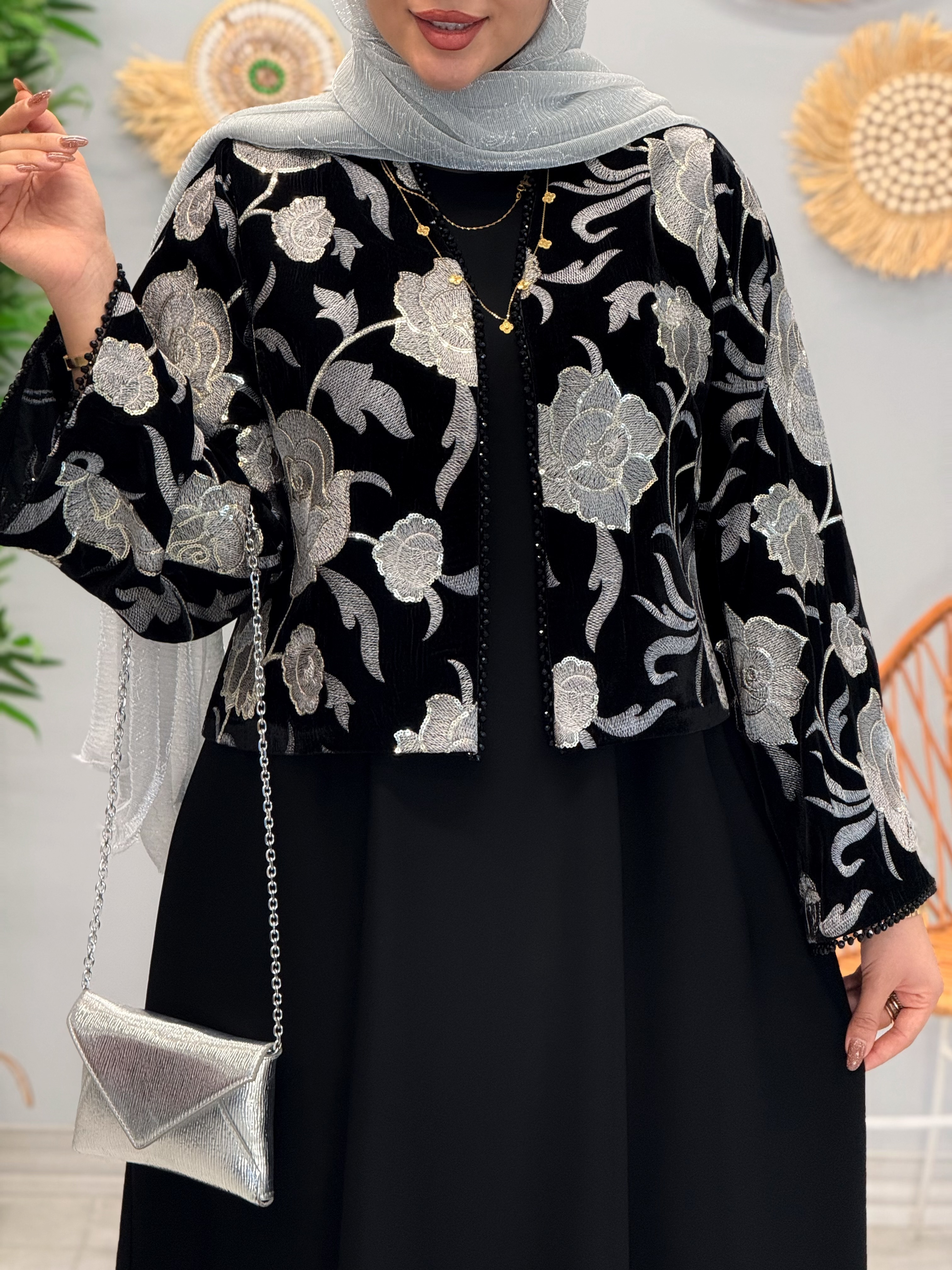 3137-کت و سارافون مزونی شاهیکا