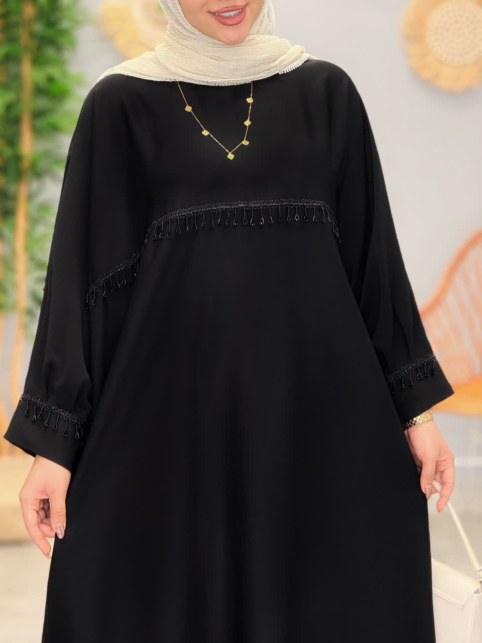 3147-عبایی مزونی آرام(ویژه محرم)