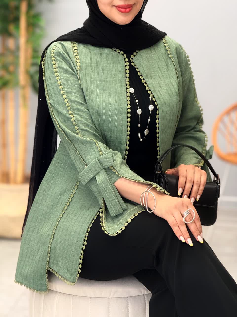 3148-مانتو مزونی آنیتا