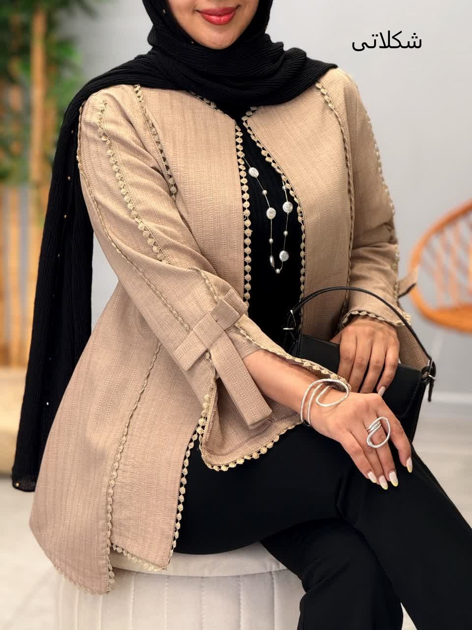 3148-مانتو مزونی آنیتا