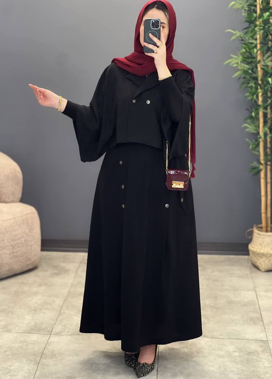 1466- کت و دامن کارولین(ویژه محرم)