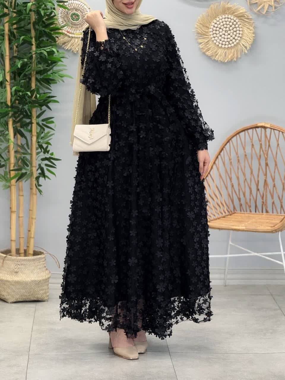 3150-پیراهن مزونی ثمین(ویژه محرم)