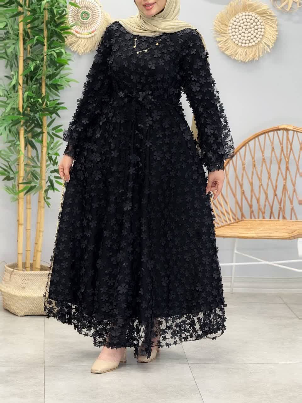 3150-پیراهن مزونی ثمین(ویژه محرم)