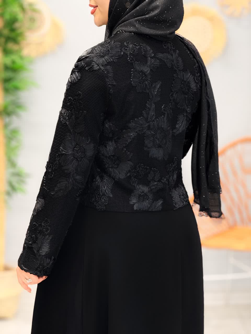 3153-کت و سارافون مزونی افسون(ویژه محرم)