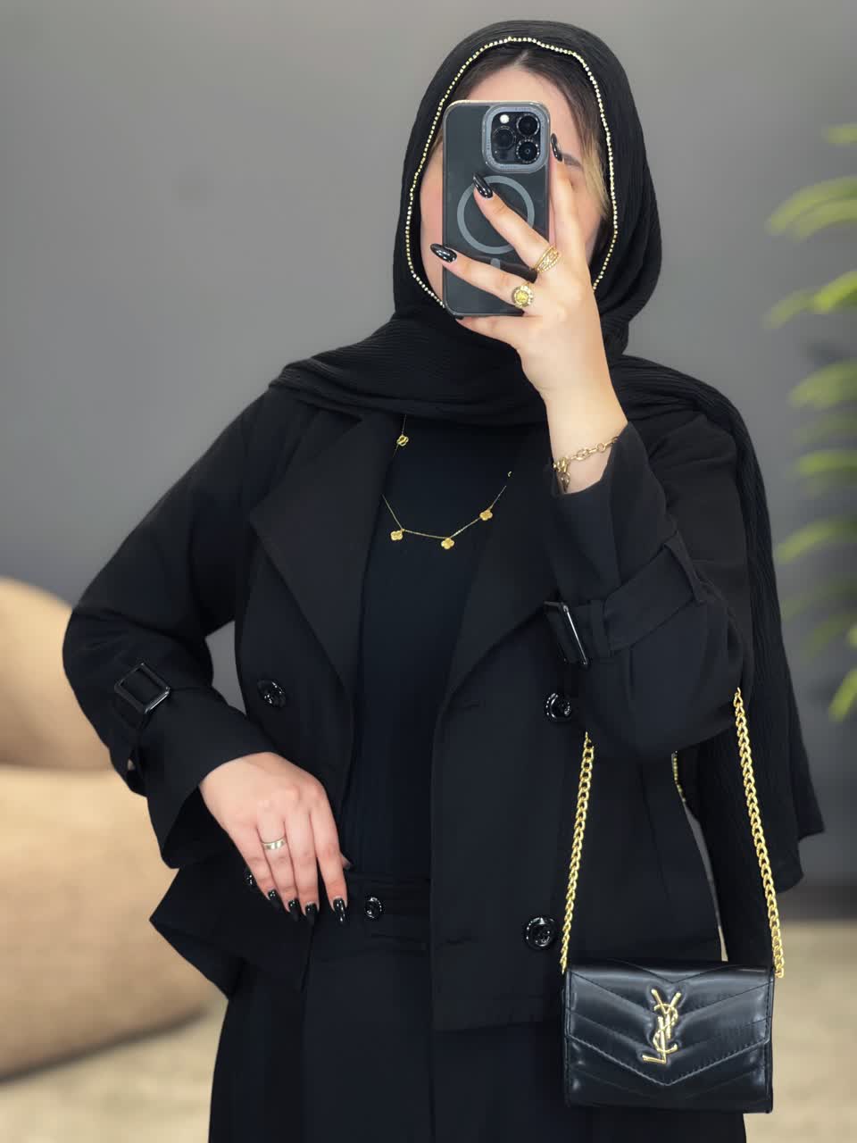 3154-کت و دامن گلسا(ویژه محرم)