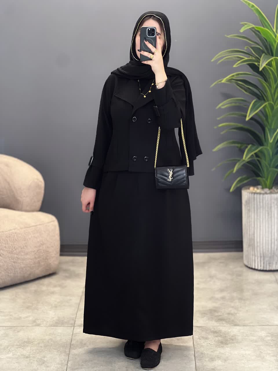 3154-کت و دامن گلسا(ویژه محرم)