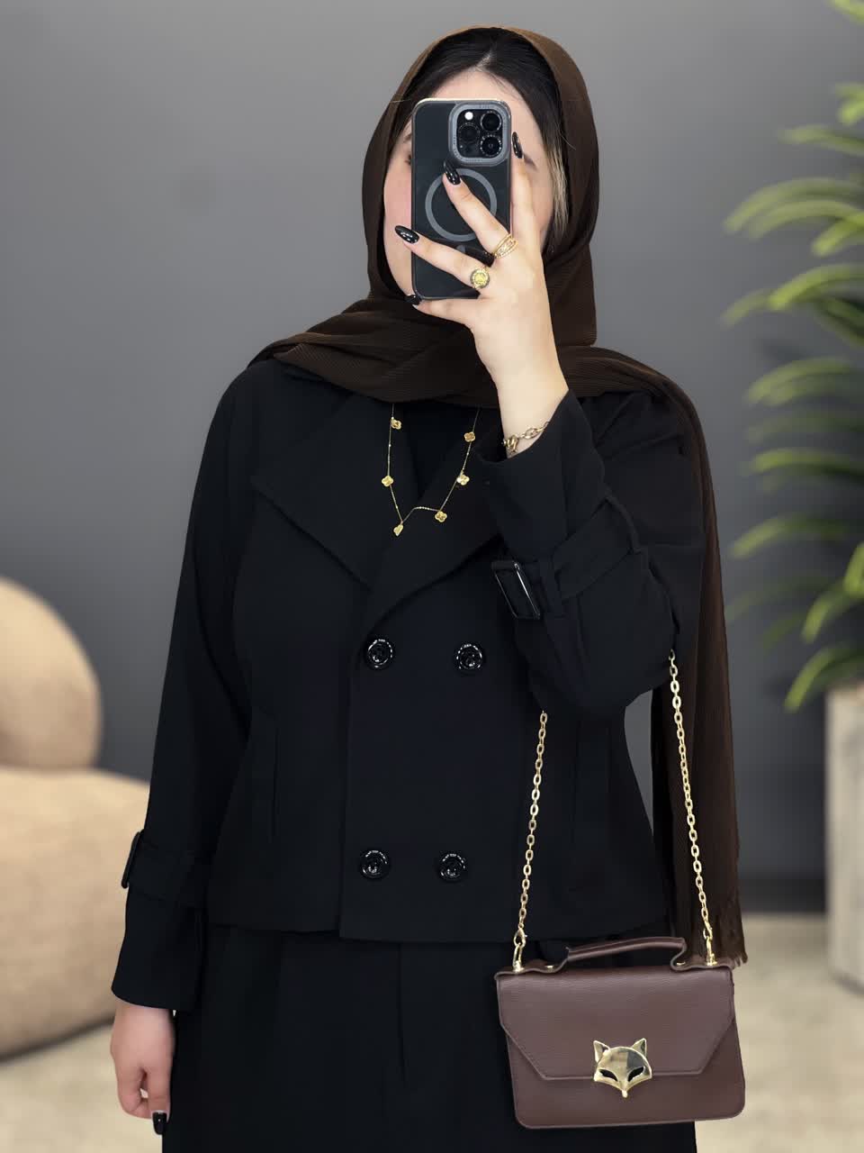 3154-کت و دامن گلسا(ویژه محرم)