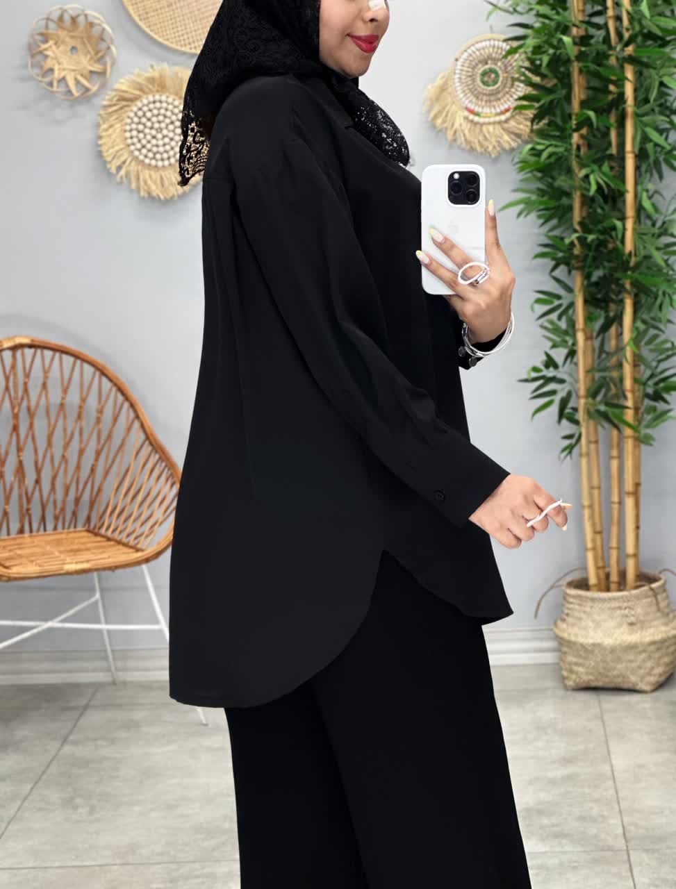 3158-شومیز الیزه کارن(ویژه محرم)