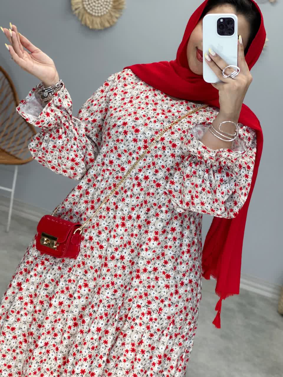 3159-پیراهن مزونی گلشید