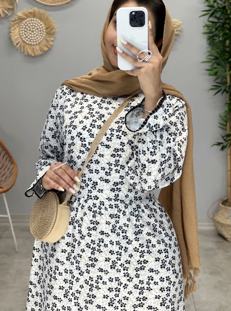 3159-پیراهن مزونی گلشید