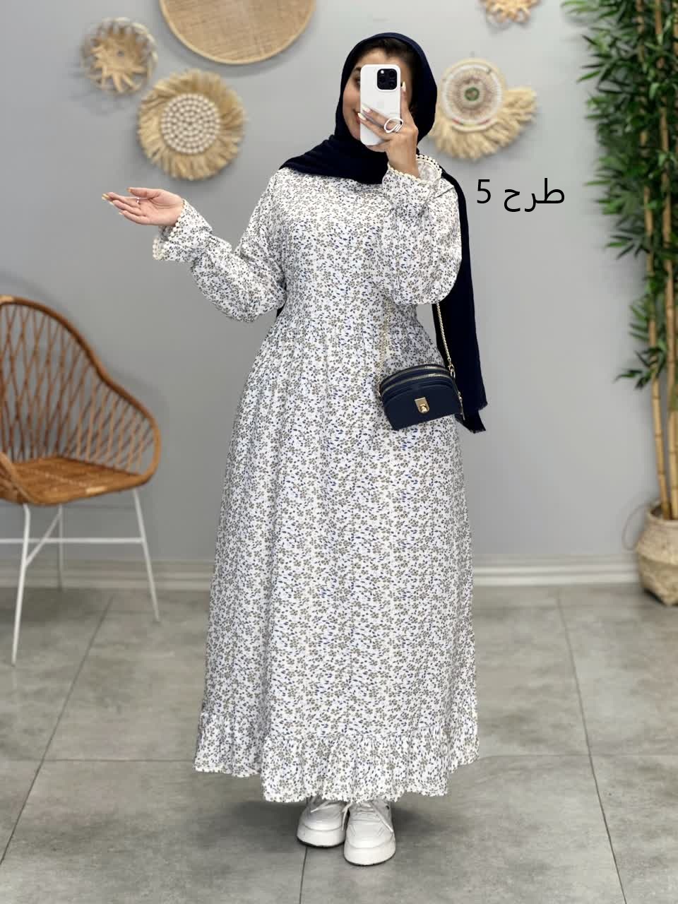 3159-پیراهن مزونی گلشید