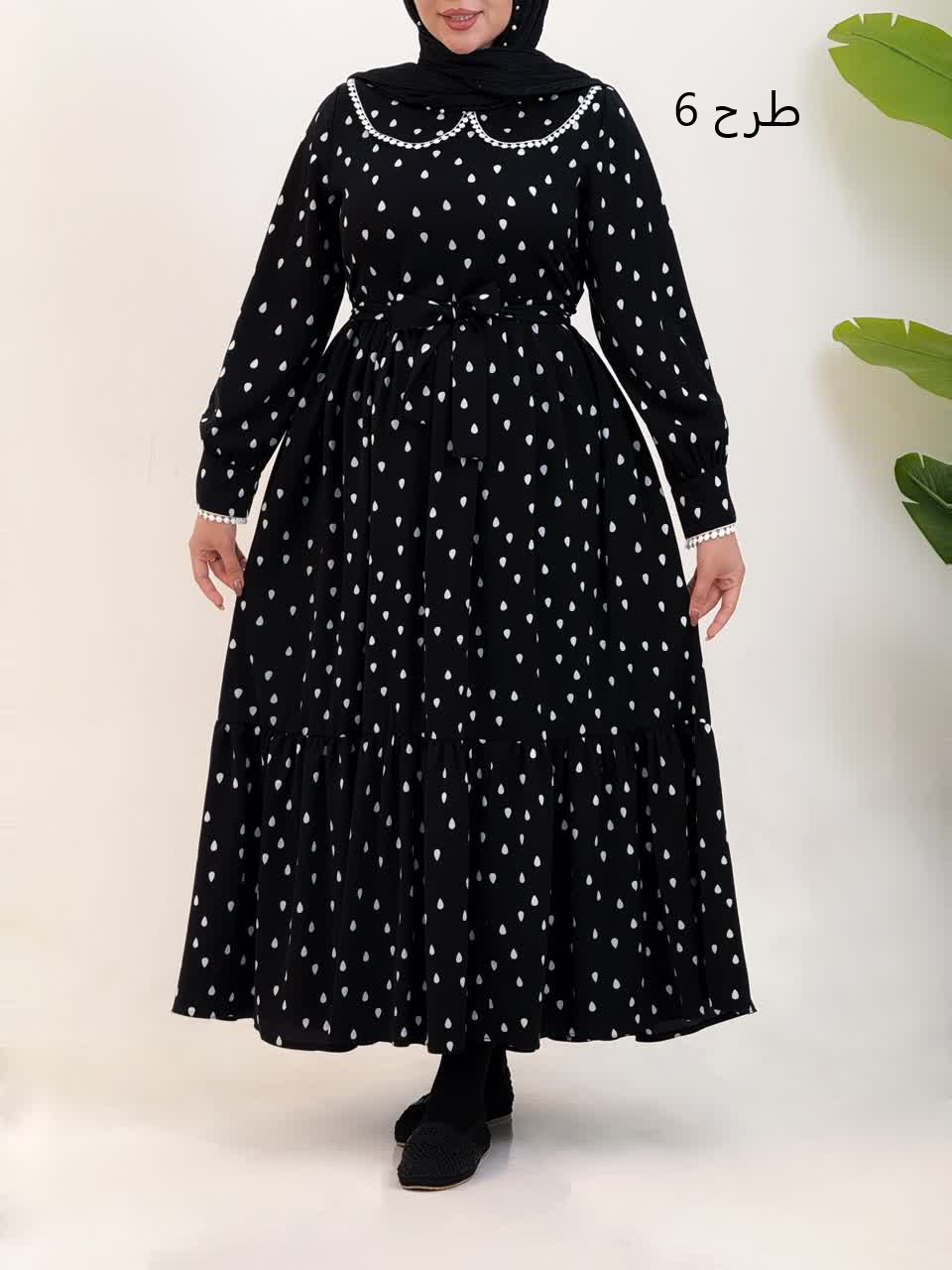 3160-پیراهن مزونی تابان(ویژه محرم)