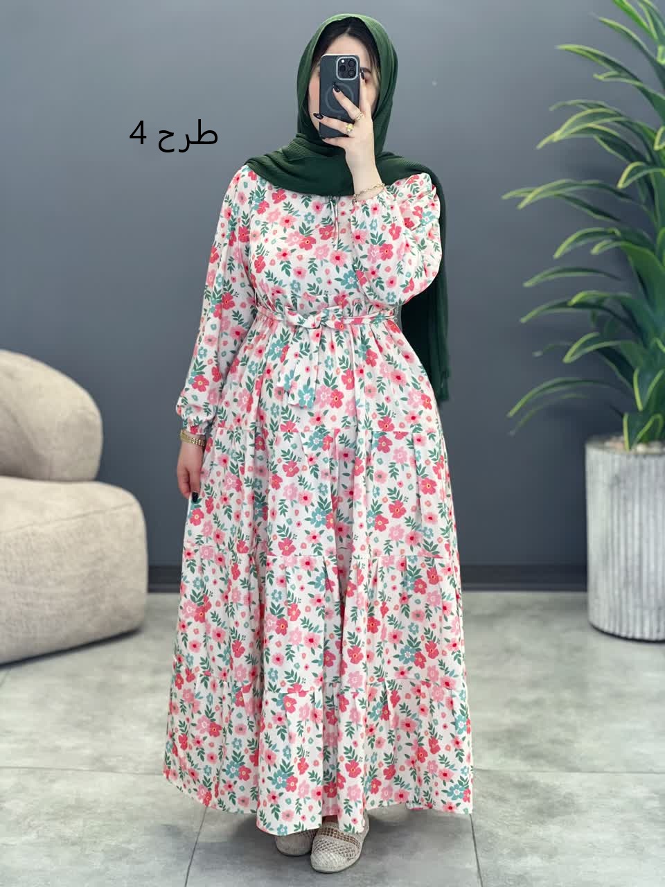 3163-پیراهن بلند نوردخت