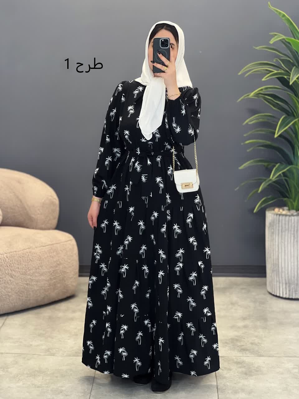 3163-پیراهن بلند نوردخت