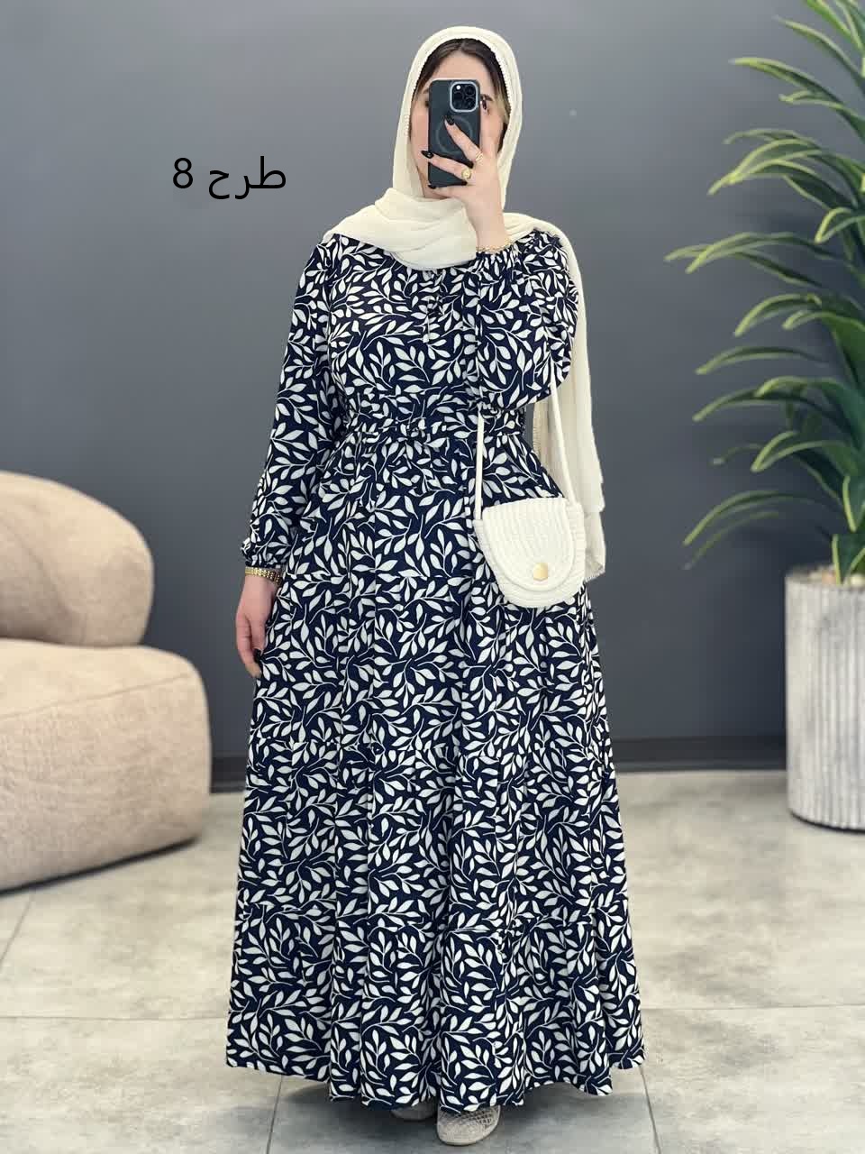 3163-پیراهن بلند نوردخت