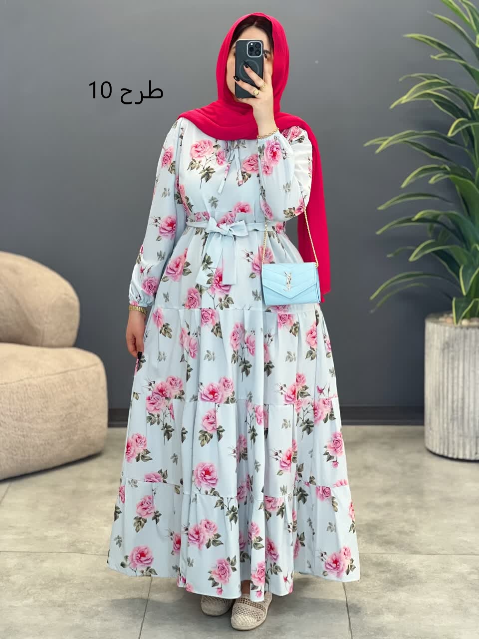 3163-پیراهن بلند نوردخت